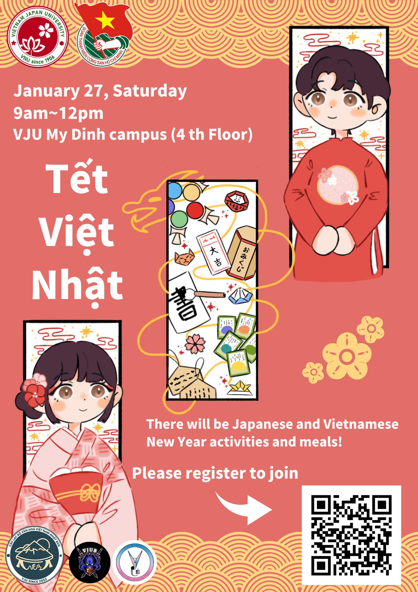 VIETNAM – JAPAN TET: New Year 2024 event of Vietnam Japan University