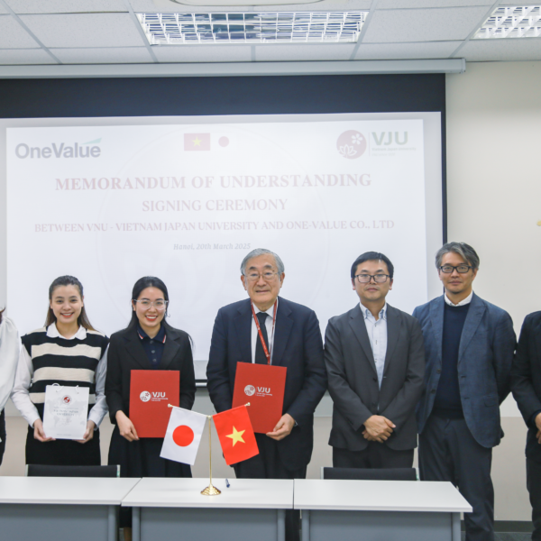 MOU BETWEEN VJU & ONE VALUE – CONNECTING BUSINESSES, DEVELOPING GLOBAL HUMAN RESOURCES